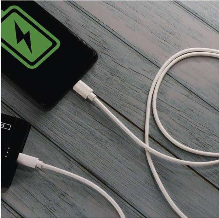 Produktbild Emos USB Kabel 2.0 C Stecker - USB 2.0 C Stecker 1m, weiss (1 m, USB 2.0, 60 W)