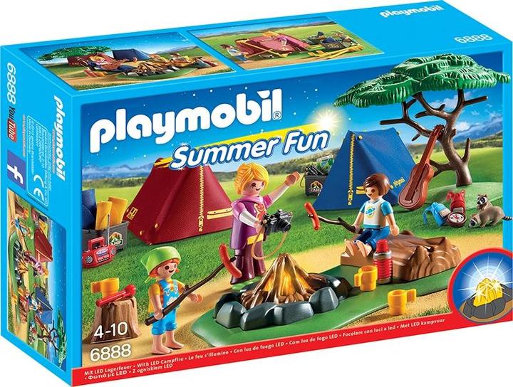 Actual product image Playmobil Camp Site with LED Fire (6888)