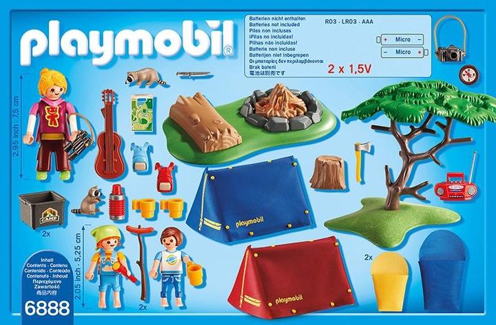 Actual product image Playmobil Camp Site with LED Fire (6888)