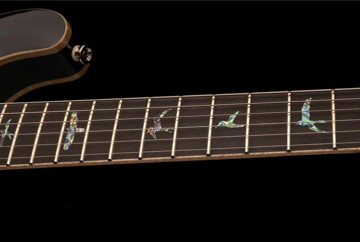 Image du produit PRS SE Hollowbody II Piezo Peacock Blue Burst (Guitare électrique, acajou, Ebony, Top en érable ondé avec facette en érable flammé, Dos en érable ondé avec facette en érable flammé)