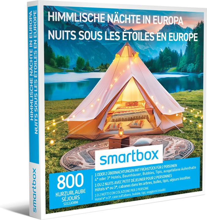 Smartbox Heavenly nights in Europe (2 pers.)