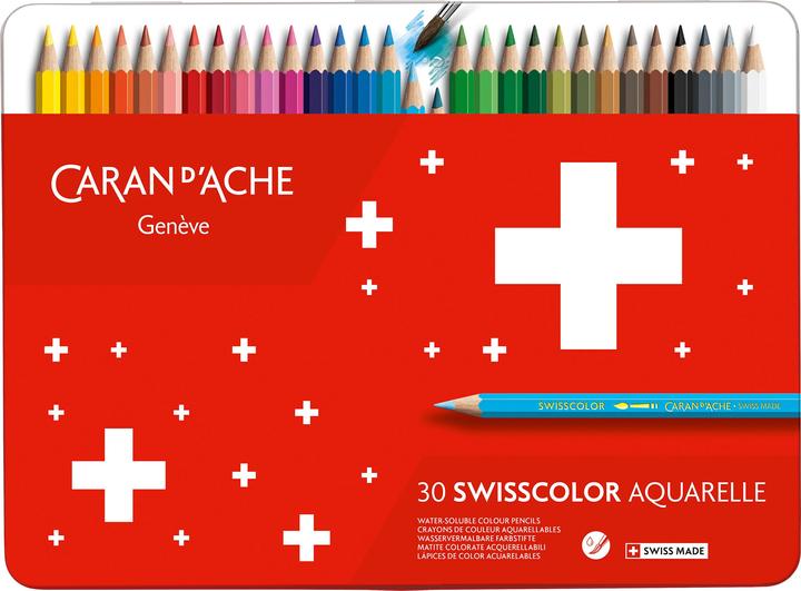 Caran d'Ache Matite colorate SWISSCOLOR 30 (Multicolore, 30 x)