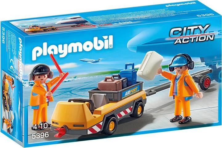 Produktbild Playmobil Flugzeugschlepper mit Fluglotsen (5396)