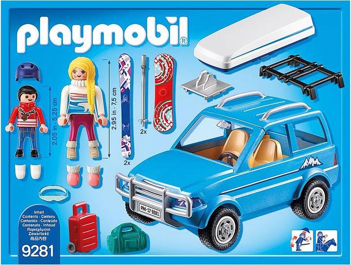 Image du produit Playmobil Voiture avec coffre de toit (9281)
