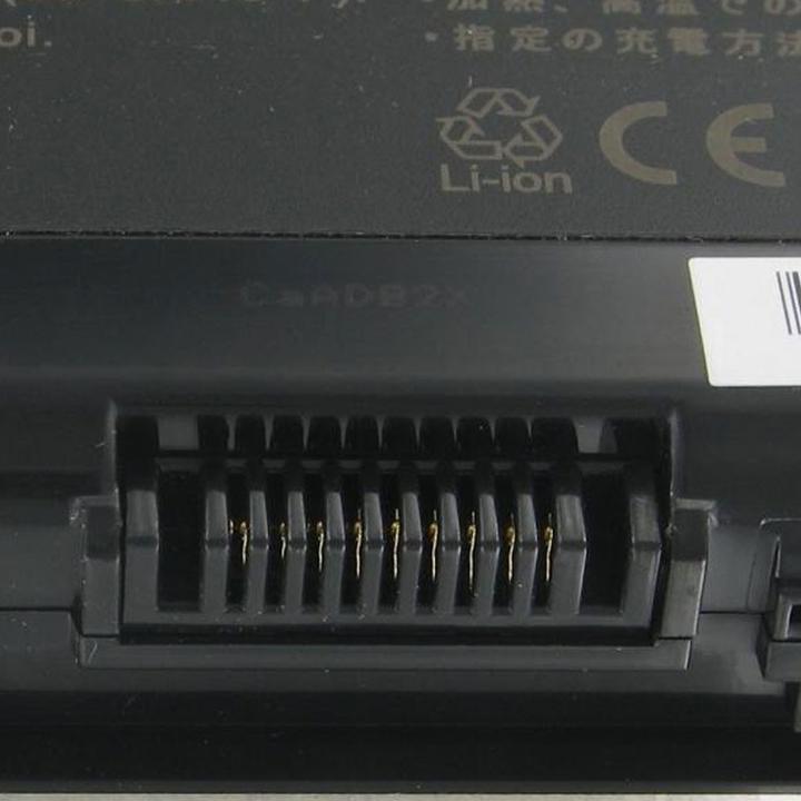 Actual product image AccuCell Battery Toshiba PABAS207, Qosmio X500 Series, PA3729U-1BAS, PA3729U-1BRS (4400 mAh)