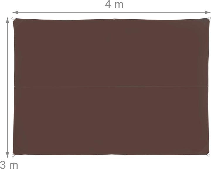Produktbild Relaxdays Sonnensegel (400 x 300 x 0.5 cm)