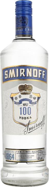Smirnoff Blue Label Vodka from the USA 50% Vol. 1l