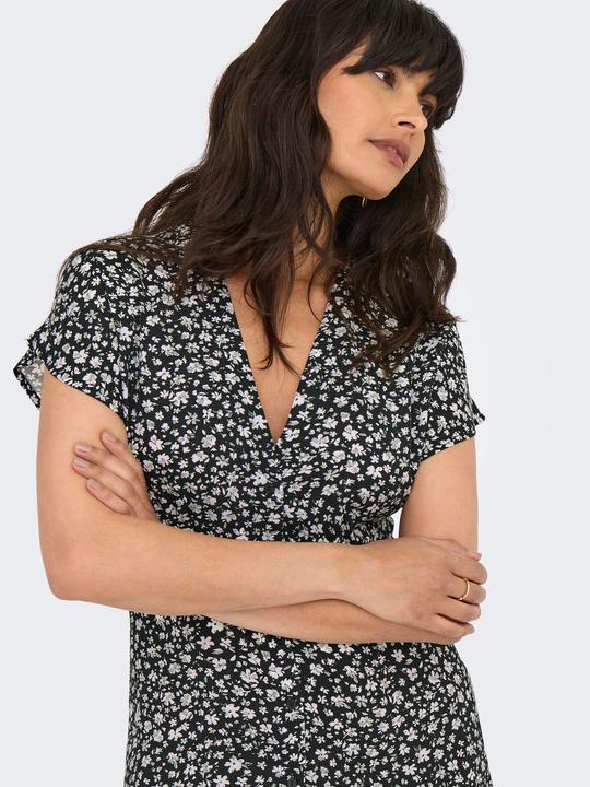 Actual product image Only Normal geschnitten V-Ausschnitt Langes Kleid Kleid (S)