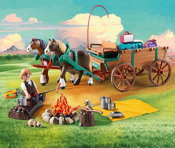 Produktbild Playmobil Vater Jim mit Kutsche (9477)
