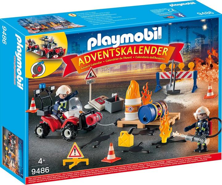 Produktbild Playmobil Feuerwehreinsatz auf der Baustelle (9486)