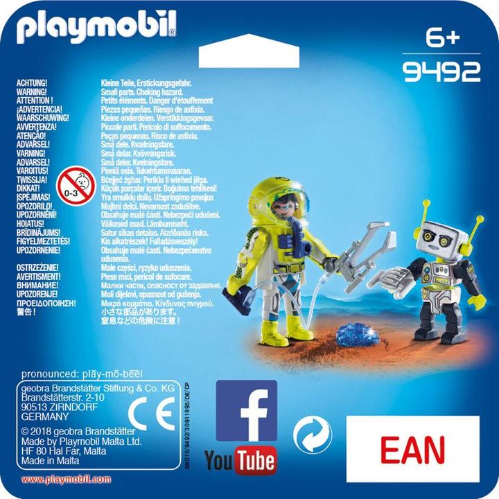 Produktbild Playmobil Astronaut und Roboter (9492)