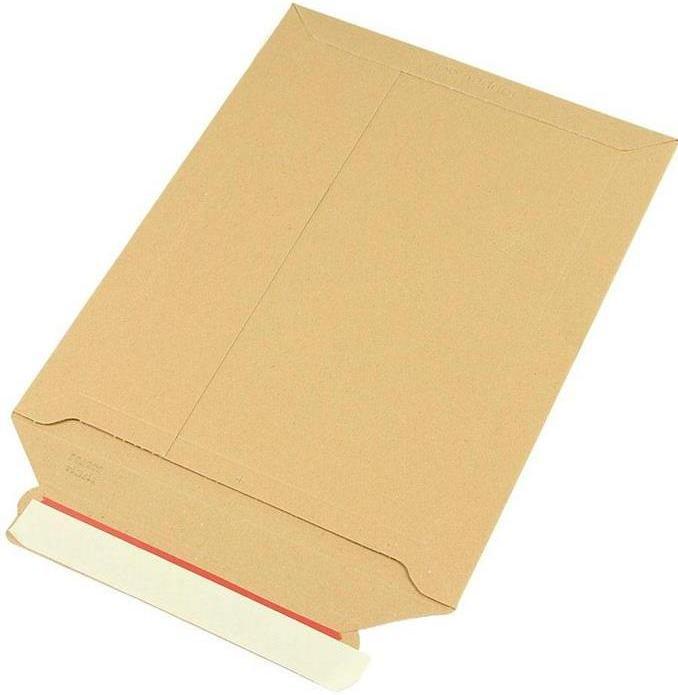 Produktbild Transpak Versandtasche Masse 240x315mm A4 Gewicht 500g/qm Vollpappe braun SK LxBmm (100 x)