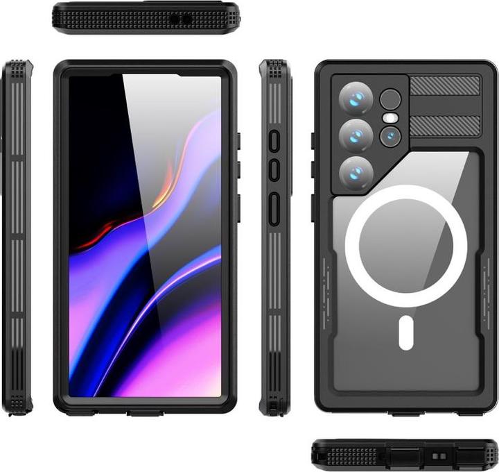 Produktbild Redpepper Samsung Galaxy S24 Ultra - IP68 Mars Series Wasserdichtes Outdoor Case mit MagSafe schwarz (Samsung Galaxy S24 Ultra)