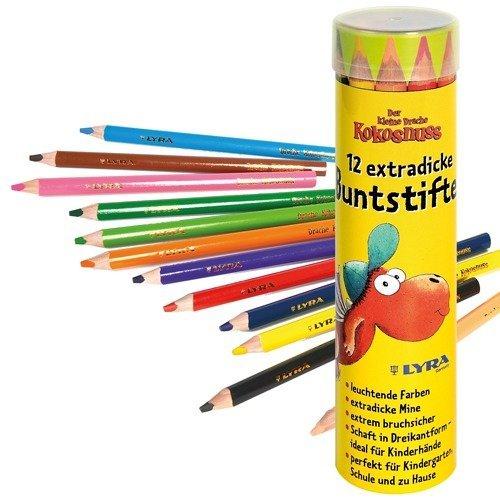 Actual product image The little dragon coconut coloured pencils (12 x)