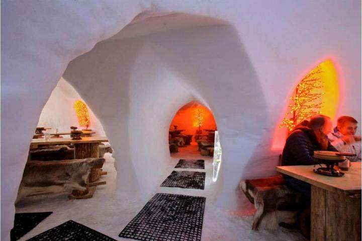Actual product image Gift certificate, fondue menu in igloo