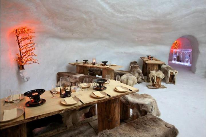 Actual product image Gift certificate, fondue menu in igloo