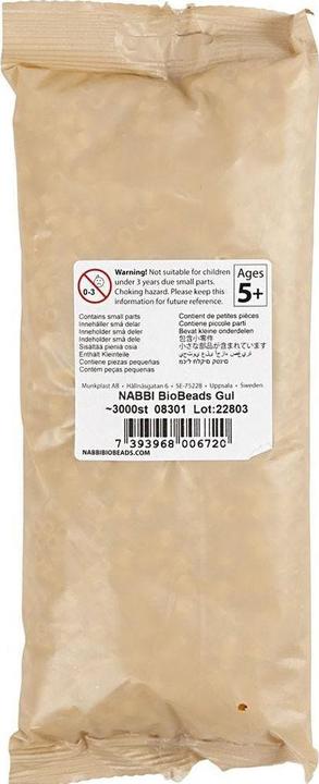 Produktbild Creativ Company Bügelperlen Nabbi Bio 3000 Stück, Gelb