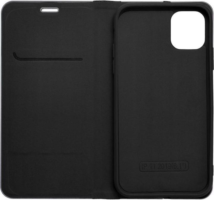 Actual product image OEM Book case LUNA Book Carbon for IPHONE 15 black (Apple iPhone 15)