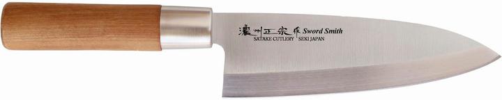 Actual product image Satake Noushu Masamuke Saku Chrome Deba -kokkiveitsi (16 cm)