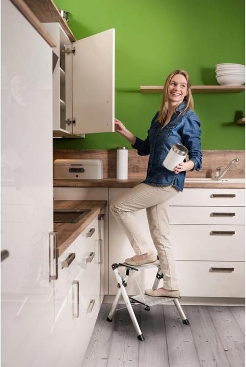 Productafbeelding Hailo MK80 ComfortLine, comforttrap, 2 treden (Trapladder, 46 cm)