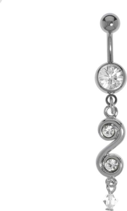 Produktbild Bijouteria Bauchpiercing (Acrylglas, Chirurgenstahl 316L, Kristall, Messing rhodiniert)