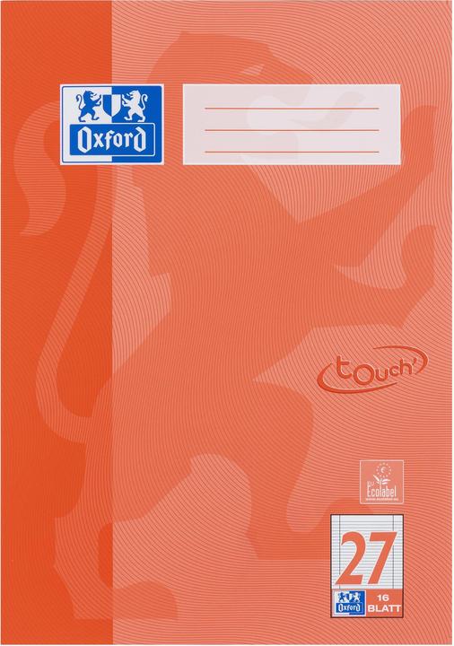 Actual product image Oxford Exercise book, A4, ruling 27 (A4, Lined, Hardcover)