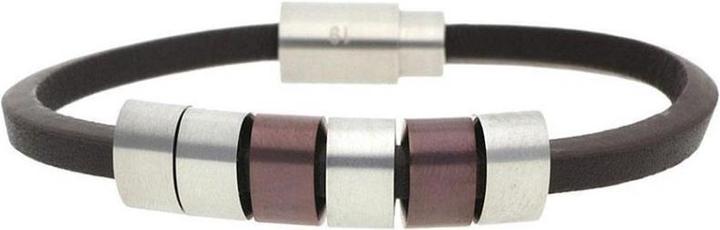Immagine prodotto Police Bracciale (19 cm, Cuoio, Acciaio inossidabile)