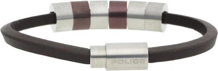 Immagine prodotto Police Bracciale (19 cm, Cuoio, Acciaio inossidabile)