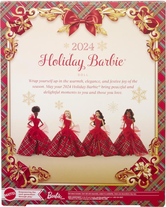 Image du produit Mattel Ppe Chatain Joyeux Noel Barbie