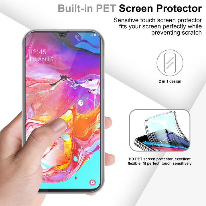 Image du produit Cadorabo TPU 360 degrés Case Cover (Samsung Galaxy A70e)