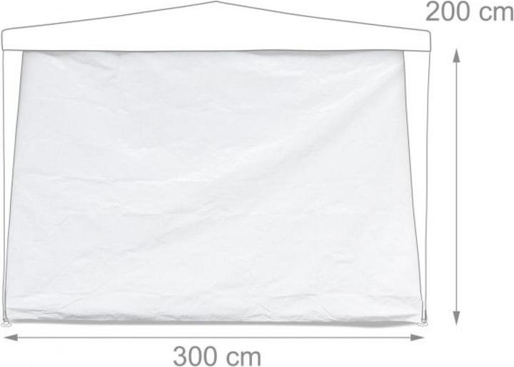 Produktbild Relaxdays 3x Pavillon-Seitenwand (10 cm, 300 cm)