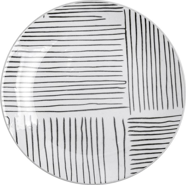 Actual product image Gusta TT Stripes plate Ø20cm (4 x, 20 cm)
