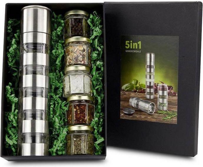 Produktbild TOP Gewürzmühle 5in1 (Diverse Gewürze)