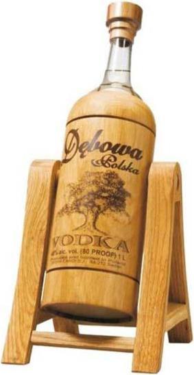 Actual product image Debowa Polska Vodka wooden bottle (1 x 100 cl)