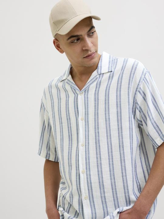 Image du produit Jack & Jones Jjeenzo Stripe Resort Shirt Ss Sn (L)