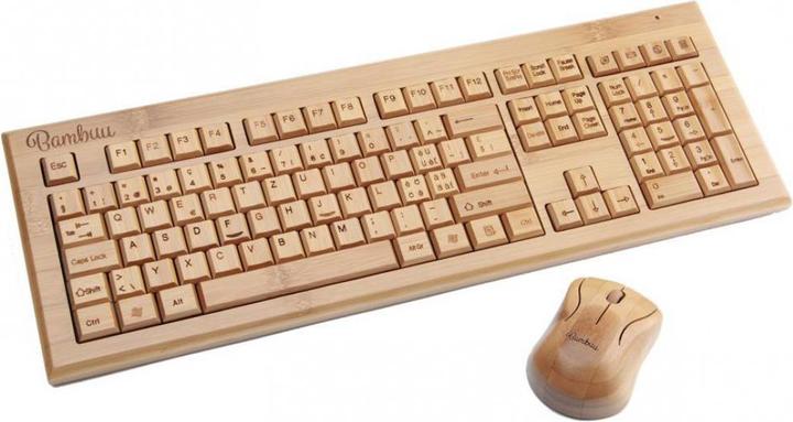 Bambuu Bamboo keyboard (CH, Wireless)