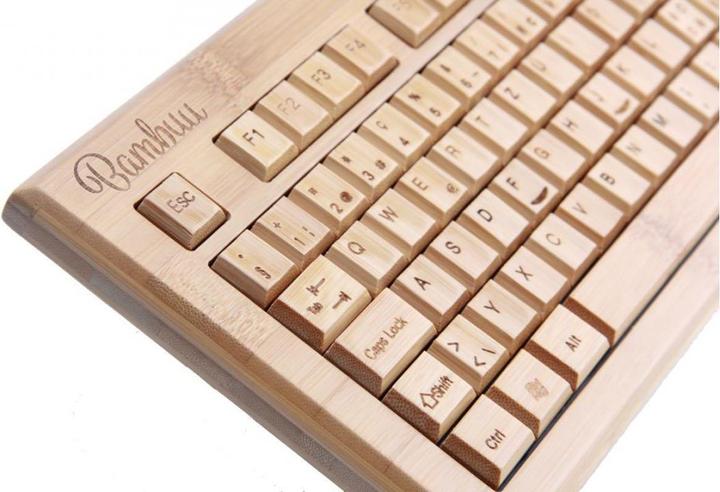 Actual product image Bambuu Bamboo keyboard (CH, Wireless)