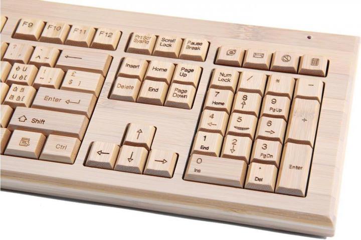 Actual product image Bambuu Bamboo keyboard (CH, Wireless)