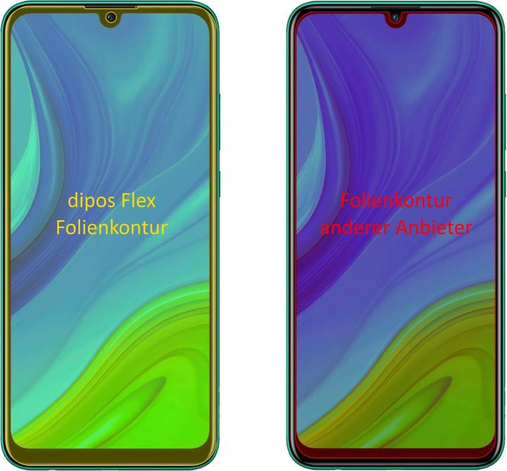 Immagine prodotto Dipos Pellicola Protettiva Full-Cover 3D (2 Pezzo/i, Huawei P Smart (2020))
