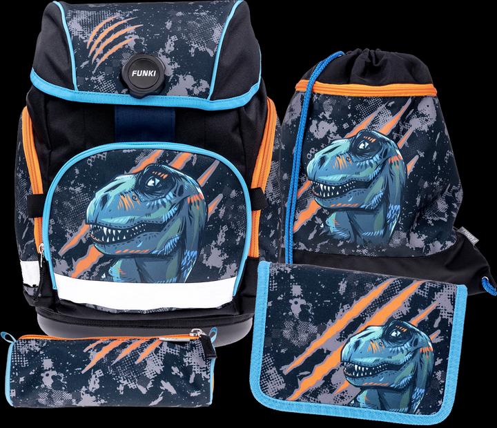 Immagine prodotto Funki Set di zaino scolastico Joy-Bag in 4 pezzi (25 l)