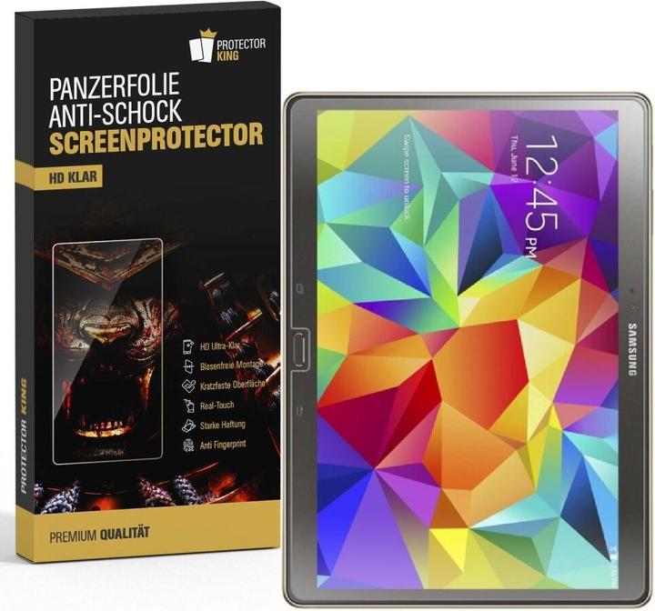 Produktbild Protectorking 3x Panzerfolie Anti-Shock HD Klar (3 Stück, Galaxy Tab S 10.5)