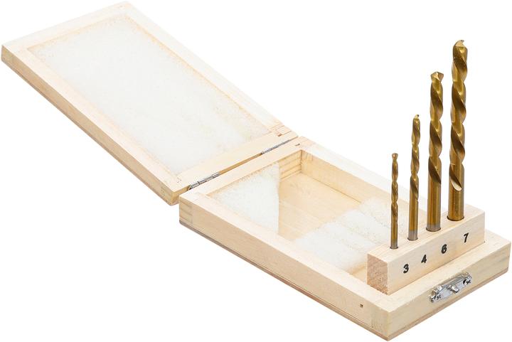 Produktbild BGS Bohrer-Satz HSS linksschneidend 4-tlg. (3 mm)