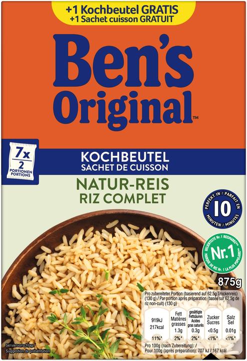 Ben's Original Kochbeutel Naturreis (875 g)
