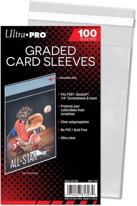 Produktbild Ultra Pro PSA Graded Card Slab Realable Sleeves -