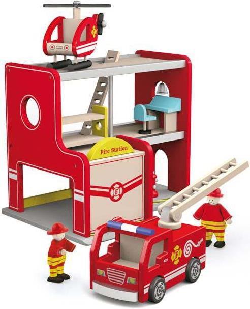 Actual product image Viga Toys Feuerwehrstation