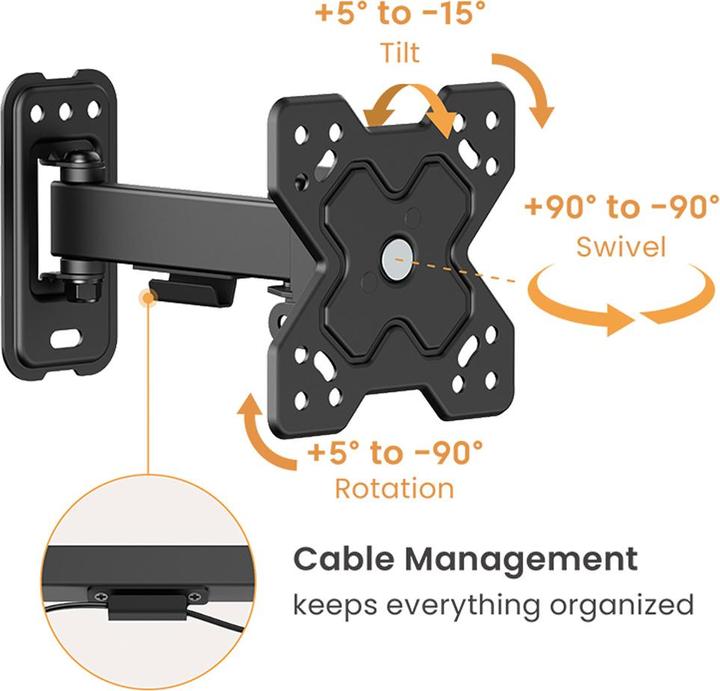 Produktbild Value Basic TV Wall Mount, 2 (Wand, 32", 20 kg)