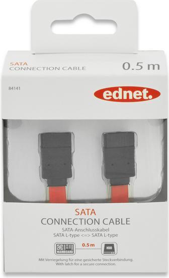 Actual product image ednet SATA connection cable, 0.5m