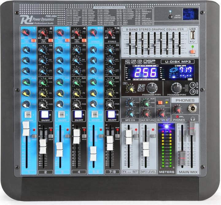 Image du produit Power Dynamics Table de mixage PDM-S804 (Studio et mixeur live)