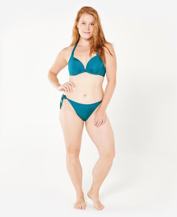 Image du produit Olaian Haut de maillot push up texturé surf Femme - Elena folk petrol bleu (80)