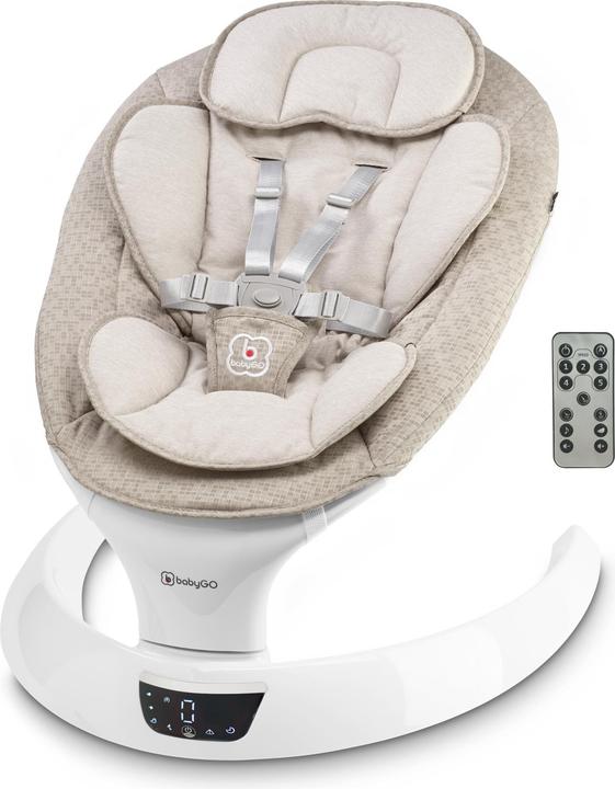 Actual product image BabyGo Swing beige